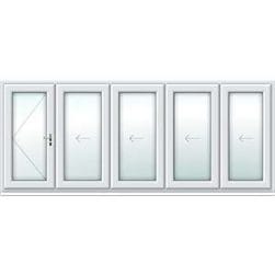 5 Pane uPVC Bifolding Door