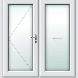 2 Pane uPVC Bifolding Door
