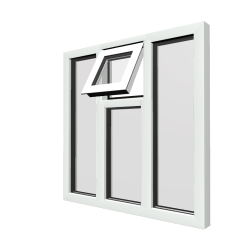 Style 37 White Aluminium Window