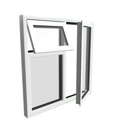 Style 25 White Aluminium Window