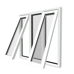 Style 40 White Aluminium Window