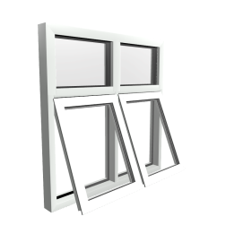 Style 31 White Aluminium Window