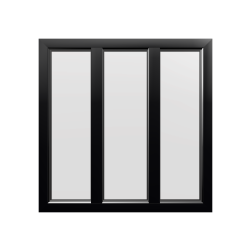 Style 35 Black Aluminium Window