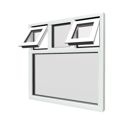 Style 49 White Aluminium Window