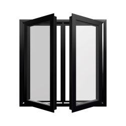 French Black Window Aluminium