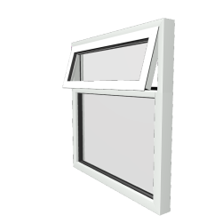 Style 6 White Aluminium Window