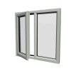 uPVC Window Agate Grey