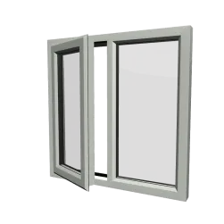 uPVC Window Agate Grey