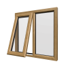 uPVC Window Irish Oak
