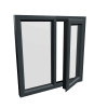uPVC Window Anthracite Grey