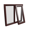 uPVC Window Rosewood Woodgrain