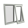 uPVC Window Agate Grey