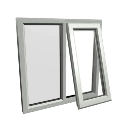 uPVC Window Agate Grey