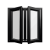 uPVC Window Black Woodgrain
