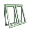 uPVC Window Chartwell Green