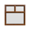 uPVC Window Golden Oak