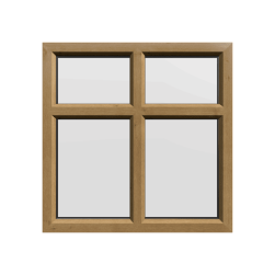 uPVC Window Irish Oak