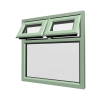 uPVC Window Chartwell Green