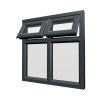 uPVC Window Anthracite Grey