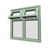 uPVC Window Chartwell Green