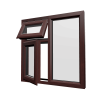 uPVC Window Rosewood Woodgrain