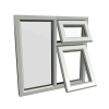 uPVC Window Agate Grey