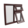 uPVC Window Rosewood Woodgrain
