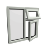 uPVC Window Agate Grey