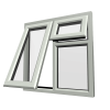 uPVC Window Agate Grey