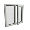 uPVC Window Agate Grey