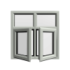 uPVC Window Agate Grey