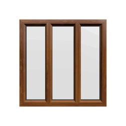 uPVC Window Golden Oak