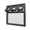 uPVC Window Anthracite Grey