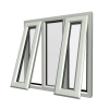 uPVC Window Agate Grey