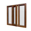 uPVC Window Golden Oak