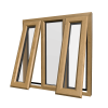 uPVC Window Irish Oak
