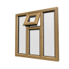 uPVC Window Irish Oak