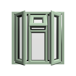 uPVC Window Chartwell Green