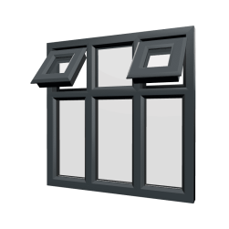 uPVC Window Anthracite Grey