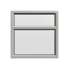 uPVC Window Agate Grey