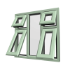uPVC Window Chartwell Green