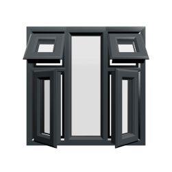 uPVC Window Anthracite Grey