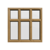 uPVC Window Irish Oak