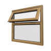uPVC Window Irish Oak