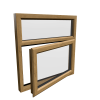 uPVC Window Irish Oak