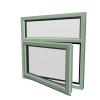 uPVC Window Chartwell Green