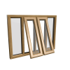 uPVC Window Irish Oak