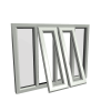 uPVC Window Agate Grey