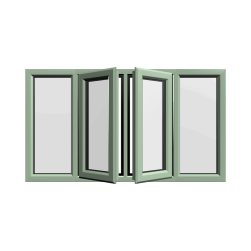 uPVC Window Chartwell Green