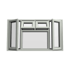 uPVC Window Agate Grey
